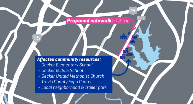 Map of proposed project
