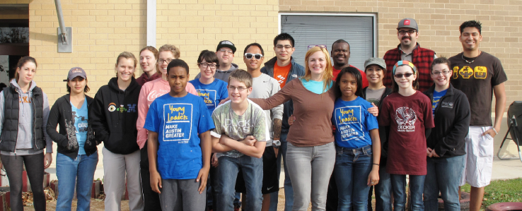 YLS volunteers at Decker Middle School!