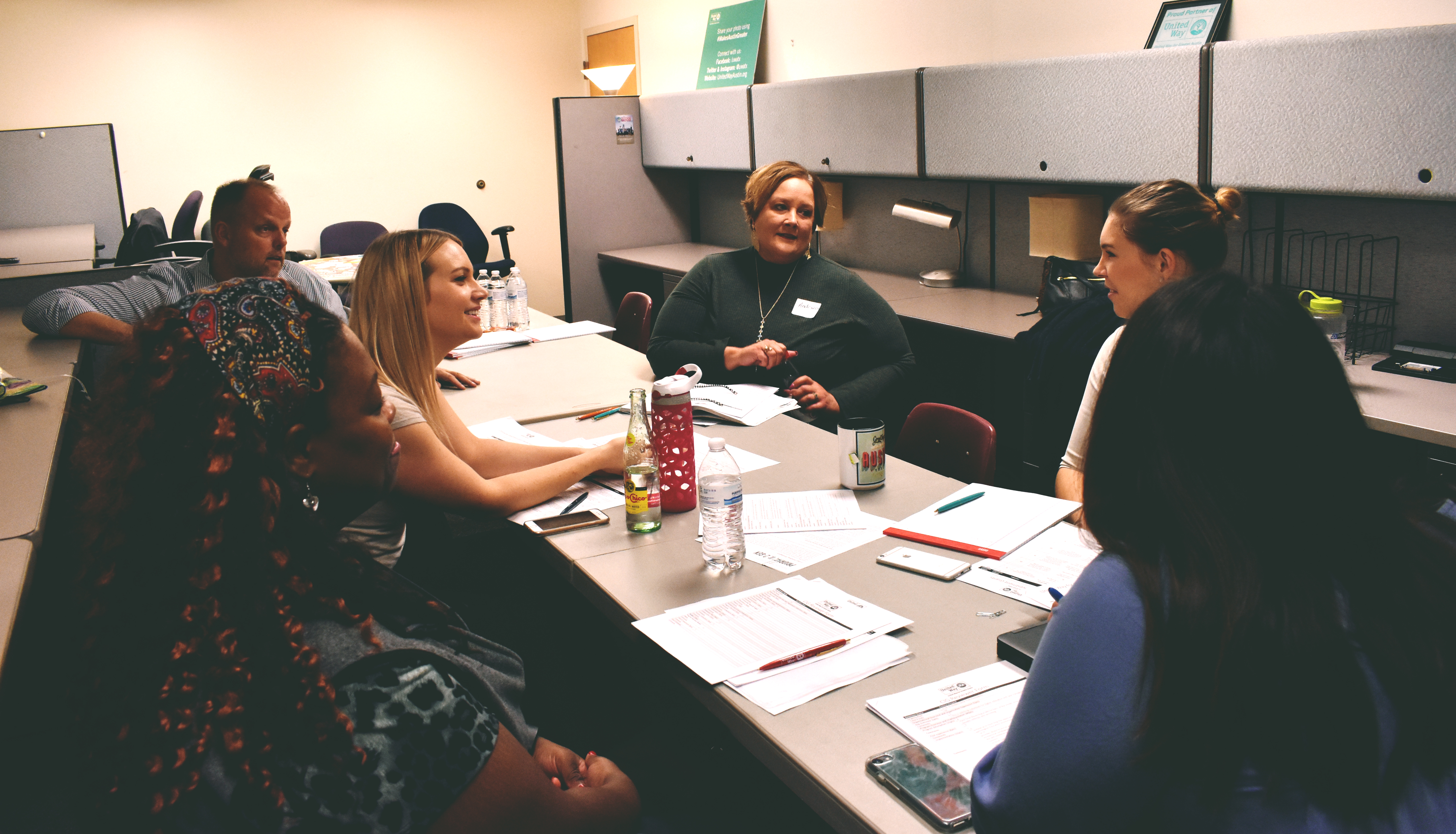 Forty volunteer reviewers evaluated agency proposals for alignment with UWATX strategic priorities for community impact and organizational capacity.
