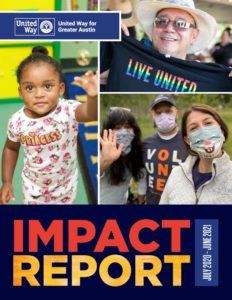 Photo of annual impact report cover