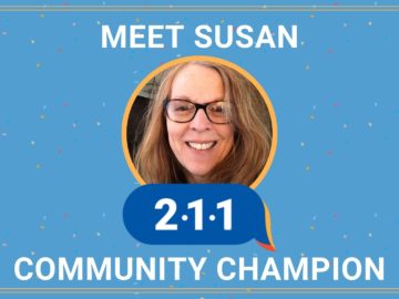 Meet Susan: 2-1-1 Navigation Specialist and community champion