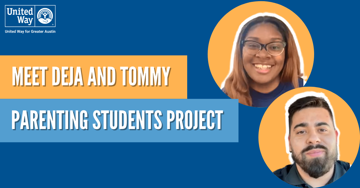 Meet Deja and Tommy: parenting students project